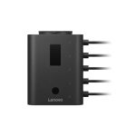 Vista del adaptador de corriente Lenovo 40G0SC65WW, potencia de 19W, color negro y diseño compacto para uso interior