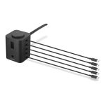 Vista del adaptador de corriente Lenovo 40G0SC65WW, potencia de 19W, color negro y diseño compacto para uso interior