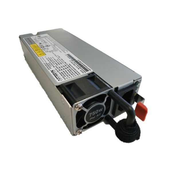 Vista de la Lenovo 4P57A82020 unidad de fuente de alimentación de 750W en color negro y metálico, SKU 4P57A82020