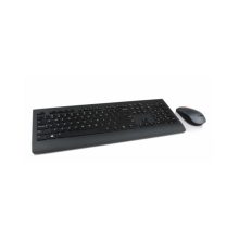 Lenovo 4X30H56829 teclado y ratón incluidos, universal RF inalámbrico, diseño QWERTY, inglés de EE. UU., color negro.