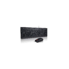 Lenovo 4X30L79922 teclado y ratón QWERTY USB negro, combo universal de alta calidad para uso informático y tecnológico