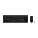 Lenovo 4X31K03961 teclado color gris con ratón incluido. Compatible con conexión RF Wireless y Bluetooth. Distribución en portugués