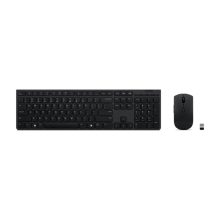 Lenovo 4X31K03961 teclado color gris con ratón incluido. Compatible con conexión RF Wireless y Bluetooth. Distribución en portugués