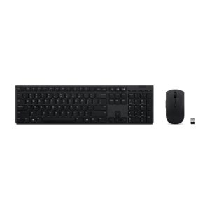 Lenovo 4X31K03961 teclado color gris con ratón incluido. Compatible con conexión RF Wireless y Bluetooth. Distribución en portugués