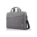 Bandolera Lenovo Casual Toploader T210 gris, diseñada para portátiles de 15.6 pulgadas. SKU: 4X40T84060