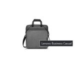 Imagen del maletín Lenovo 4X40X54259 para portátil de 15.6 pulgadas en color gris, ideal para transporte seguro.