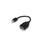 Cable Lenovo 4X90L13971 de alta calidad con puerto DisplayPort y Mini DisplayPort, ideal para conexiones de alta resolución. SKU: 4X90L13971