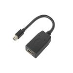 Adaptador de cable de vídeo Lenovo Mini DisplayPort a HDMI en color negro, modelo 4X90Q93976.