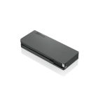 Base para portátil y replicador de puertos Lenovo, conexión alámbrica USB 3.2 Gen 1 Type-C, color gris, SKU 4X90S92381