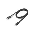 Lenovo 4X91K16968 cable Thunderbolt de 0,7 metros con velocidad de transferencia de 40 Gbit/s en color negro