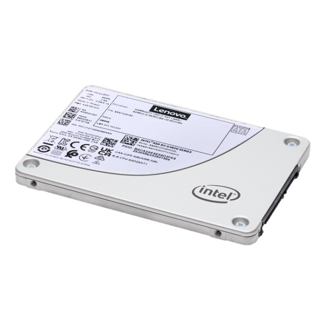 Lenovo 4XB7A7862 3,84 TB Serial ATA III TLC 3D NAND 1 SSD de alta capacidad Lenovo 4XB7A7862 3,84 TB Serial ATA III TLC 3D NAND