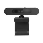 Cámara web Lenovo 500 FHD con resolución 1920 x 1080 pixeles, conexión USB-C en color negro. SKU 4XC0V13599
