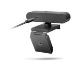 Cámara web Lenovo 500 FHD con resolución 1920 x 1080 pixeles, conexión USB-C en color negro. SKU 4XC0V13599