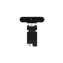 Cámara web Lenovo ThinkVision MC60 con resolución de 1920 x 1080 píxeles, conexión USB 2.0, color negro. SKU: 4XC1K97399