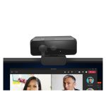 Cámara web Lenovo Essential FHD Gen2 con resolución de 1920 x 1080 píxeles, conexión USB 2.0 en color negro. SKU: 4XC1S15018