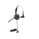Auriculares alámbricos Lenovo 100 Mono con USB tipo A, ideales para oficina o centro de llamadas, color negro. SKU: 4XD1B61617