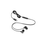 Auriculares Lenovo 4XD1J77351 alámbricos dentro de oído para oficina o centro de llamadas con conector USB Tipo C en color negro