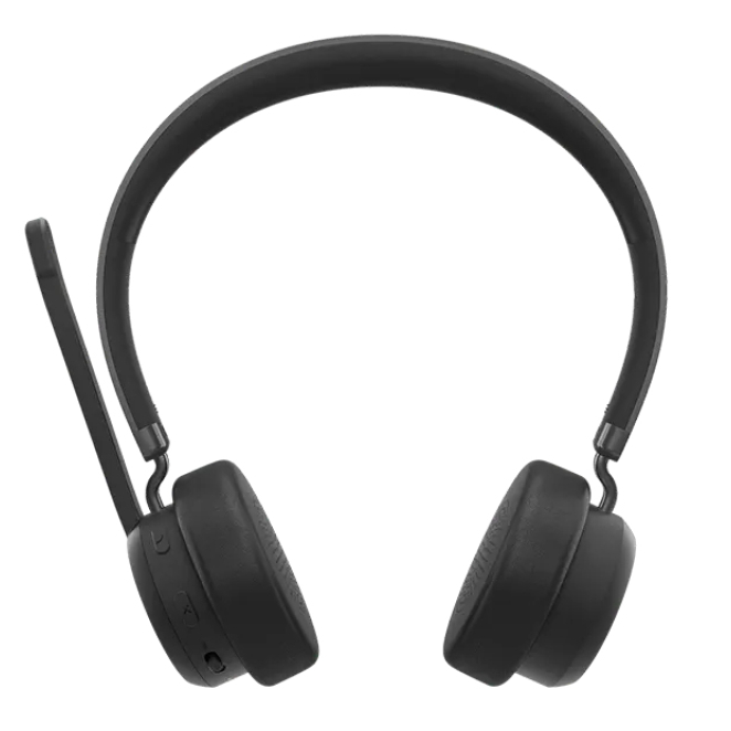 Lenovo auriculares inalámbricos diadema Bluetooth negro Auriculares inalámbricos Lenovo 4XD1Q30302 con diadema, Bluetooth, para llamadas y música, color negro