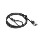 Imagen del cable antirrobo Lenovo de 1,8 metros y color negro, SKU 4XE1F30277, perfecto para asegurar portátiles.