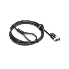 Imagen del cable antirrobo Lenovo de 1,8 metros y color negro, SKU 4XE1F30277, perfecto para asegurar portátiles.