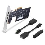Lenovo tarjeta y adaptador de interfaz interno con Mini DisplayPort Thunderbolt 4, SKU 4XF1L53431, ideal para conexiones de alta velocidad.