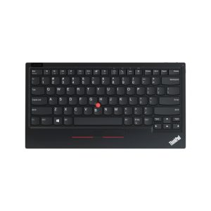 Teclado Lenovo ThinkPad Trackpoint II, conexión RF Wireless y Bluetooth, diseño QWERTY en Español, color negro. SKU: 4Y40X49505