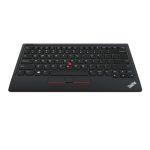 Teclado Lenovo ThinkPad Trackpoint II, conexión RF Wireless y Bluetooth, diseño QWERTY en Español, color negro. SKU: 4Y40X49505
