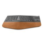 Teclado Lenovo Go Wireless Split para oficina, con conectividad RF inalámbrica, en color gris, distribución en Español. SKU: 4Y41C33775