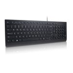 Lenovo Essential teclado universal USB con disposición QWERTY en inglés de EE. UU., color negro, SKU 4Y41C68681