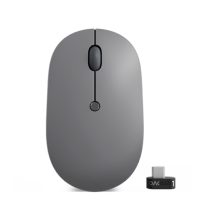 Ratón Lenovo Go inalámbrico óptico, ambidextro con 2400 DPI, modelo SKU 4Y51C21216, adecuado para la oficina