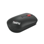 Ratón Lenovo ThinkPad Wireless Compact para oficina, ambidextro, inalámbrico con conexión RF, óptico 2400 DPI, SKU 4Y51D20848