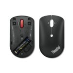 Ratón Lenovo ThinkPad Wireless Compact para oficina, ambidextro, inalámbrico con conexión RF, óptico 2400 DPI, SKU 4Y51D20848