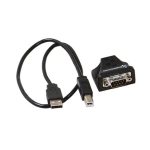 Lenovo 4Z50K27764 cambiador de género para cable RS232 USB de color negro