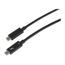 Cable Lenovo Thunderbolt de 2 metros, capacidad de 40 Gbit por segundo en color negro, SKU 4Z51A40455