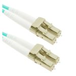 Cable de fibra óptica Lenovo, modelo 4Z57A10846, de 1 metro de longitud, con 2 conectores LC y de color azul.