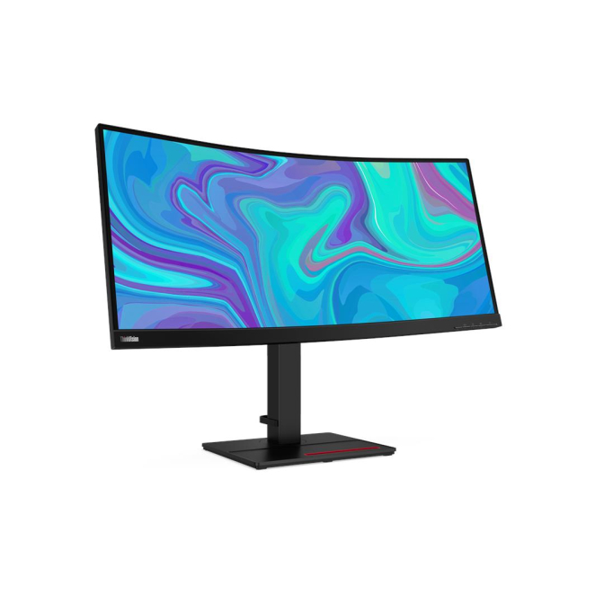 Lenovo 61f3gat1eu Lenovo ThinkVision T34w-20 pantalla para PC de 34 pulgadas con resolución 3440 x 1440 Pixeles UltraWide Quad HD LCD en color negro, modelo 61F3GAT1EU