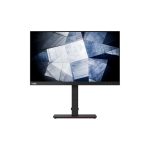 Monitor Lenovo ThinkVision P24h-2L LED de 23.8 pulgadas con resolución 2560 x 1440 Pixeles Quad HD en color negro, referencia 62B2GAT1EU