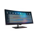 Monitor Lenovo ThinkVision P40w-20 con pantalla LED de 100.8 cm (39.7 pulgadas), resolución 5120 x 2160 pixeles, en color negro. Código 62DDGAT6EU