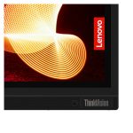 Vista frontal de la pantalla Lenovo ThinkVision T65, tamaño de 65 pulgadas, resolución 4K Ultra HD, LED táctil, SKU 62F2WA1CEK