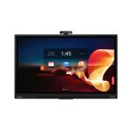 Vista frontal de la pantalla Lenovo ThinkVision T65, tamaño de 65 pulgadas, resolución 4K Ultra HD, LED táctil, SKU 62F2WA1CEK