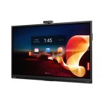 Pantalla táctil Lenovo ThinkVision T75 de 75 pulgadas con resolución 3840 x 2160 Pixeles 4K Ultra HD en color negro. SKU 62F4WA1CEK