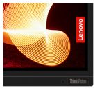 Pantalla táctil Lenovo ThinkVision T75 de 75 pulgadas con resolución 3840 x 2160 Pixeles 4K Ultra HD en color negro. SKU 62F4WA1CEK
