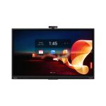 Pantalla táctil Lenovo ThinkVision T75 de 75 pulgadas con resolución 3840 x 2160 Pixeles 4K Ultra HD en color negro. SKU 62F4WA1CEK