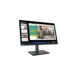 Monitor Lenovo ThinkVision P24q-30 LED de 23.8 pulgadas con resolución 2560 x 1440, SKU 63B4GAT6EU en color negro.