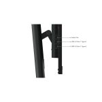 Monitor Lenovo ThinkVision T24v-30, 23.8 pulgadas, resolución 1920 x 1080 Pixeles, Full HD, color negro, 63D8MAT3EU