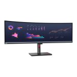 Lenovo ThinkVision P49w-30 LED display de 49 pulgadas con resolución 5120 x 1440 píxeles, modelo 63DBRAT1EU