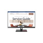 Imagen del monitor Lenovo ThinkVision S24i-30 con pantalla LED de 23.8 pulgadas, resolución 1920 x 1080 píxeles Full HD, color negro. SKU: 63DEKAT3EU