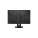 Monitor Lenovo ThinkVision E24-30 con pantalla LED de 23.8 pulgadas, resolución Full HD de 1920 x 1080 píxeles, en color negro. SKU: 63EDMAT2EU