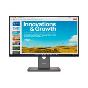 Monitor Lenovo ThinkVision P24QD-40 LED de 23.8 pulgadas con resolución 2560 x 1440 Pixeles, SKU 64B1GAT1EU