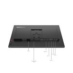 Lenovo ThinkVision P24Q-40 LED display 60.5 cm (23.8″) 2560 x 1440 Pixels Quad HD LCD in black, SKU 64B2GAT1EU